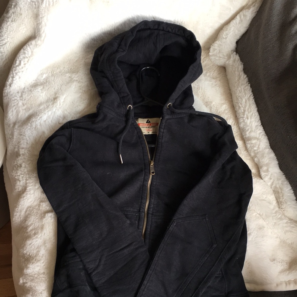 American Giant black hoodie size medium